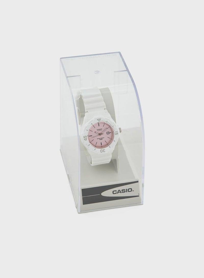 كاسيو ساعة يد بعقارب وسوار من البولي يوريثان - Image 5