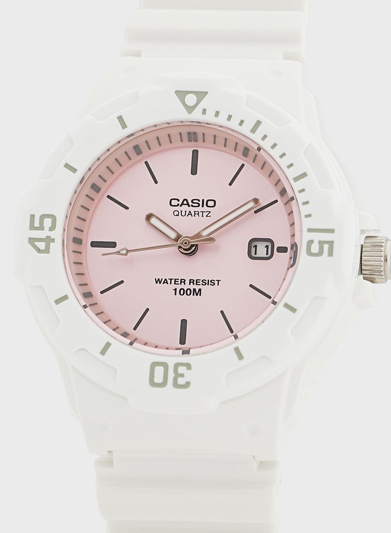 كاسيو ساعة يد بعقارب وسوار من البولي يوريثان - Image 2