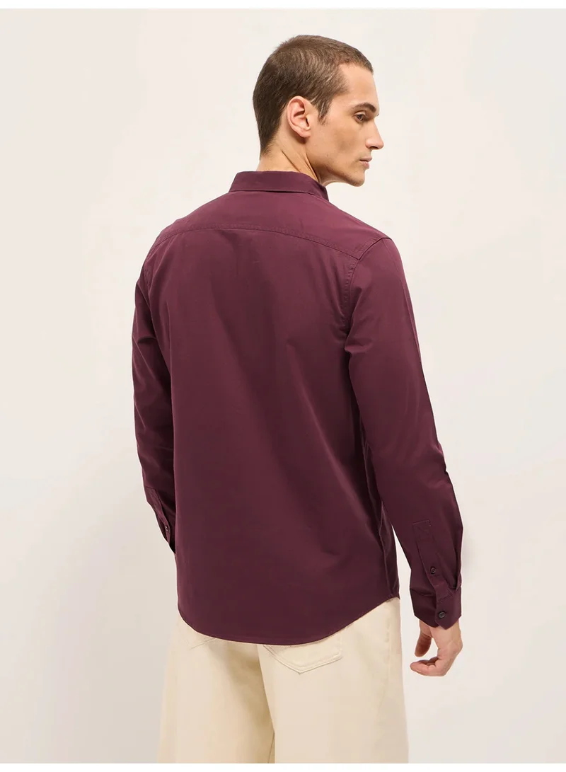 THE BEAR HOUSE Men’s Long Sleeve Shirt – Classic, Comfortable and Stylish Essential for Work, Travel or Casual Outings
