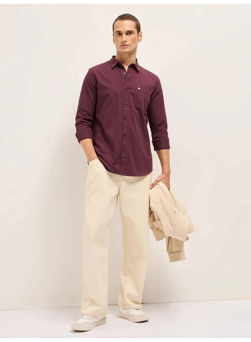 THE BEAR HOUSE Men’s Long Sleeve Shirt – Classic, Comfortable and Stylish Essential for Work, Travel or Casual Outings