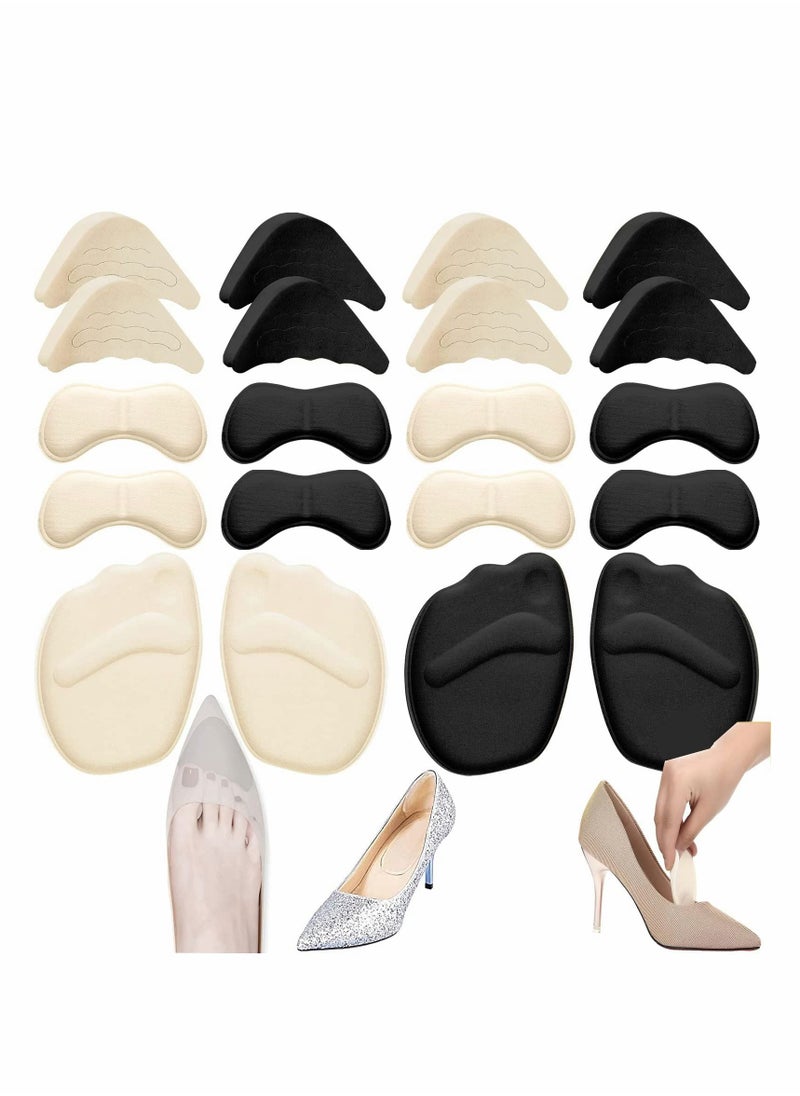 KASTWAVE - 10 Pairs Shoe Filler High Heel Cushion Pads Adjustable Toe Inserts Front Insoles - Image 1