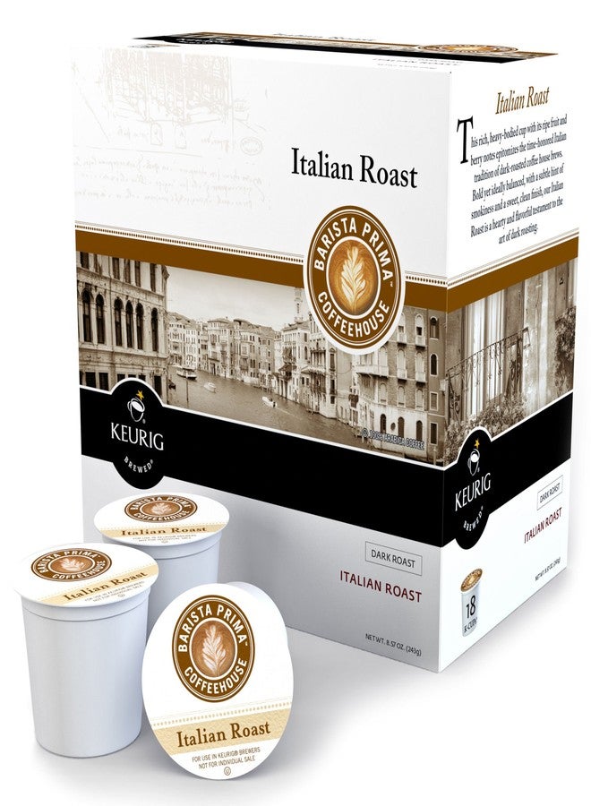 Keurig Barista Prima Coffeehouse Italian Roast Coffee K-Cup 18 ct