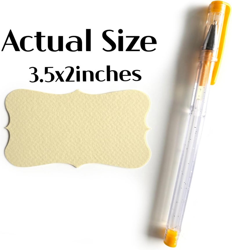 PPAPPAPPIYO 3.5x2 color index cards (100) Paper - Blank (ivory) - Image 2