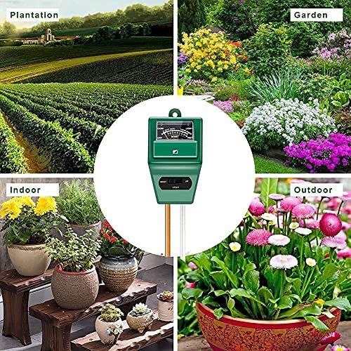 Tusmad Supremo Aldo Solar Soil Plant Care New 3 in 1 Water Moisture Hydroponic Plants Soil Sensor Ph Light Meter, Acidity Tester Soil Plant Care New 3 in 1 Water Moisture Earth Test Meter - Image 3
