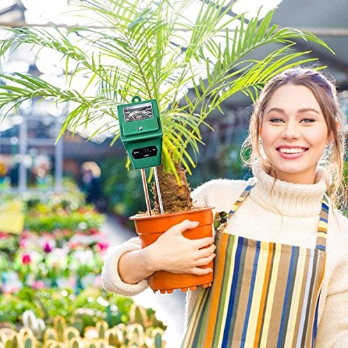 Tusmad Supremo Aldo Solar Soil Plant Care New 3 in 1 Water Moisture Hydroponic Plants Soil Sensor Ph Light Meter, Acidity Tester Soil Plant Care New 3 in 1 Water Moisture Earth Test Meter - Image 4