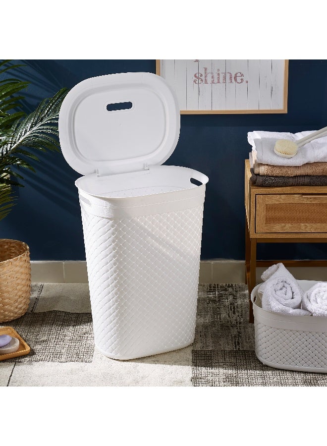Home Box Tidy Laundry Hamper with Lid - Image 3