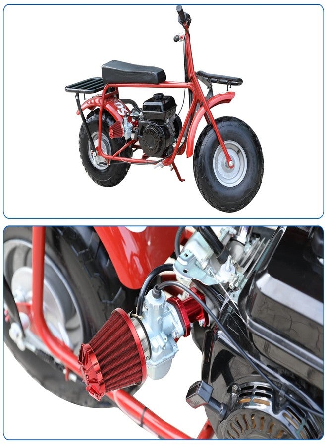 YOXUFA VM22 Mikuni Predator 212cc Performance Carburetor Header Exhaust Stage 2 Kit for 224cc 196cc 200cc 6.5HP Engine Coleman CT200U BT200X Baja MB200 GX160 GX200 Mini Bike Go Kart Racing Parts - Image 3