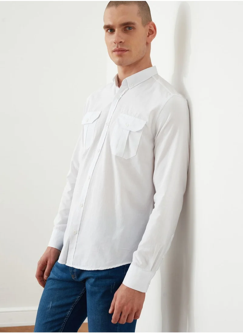 trendyol Button Down Slim Fit Shirt