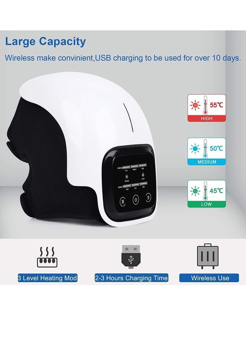 ELTRAZONE Knee Massager, Electronic Smart Knee Massage Arthritis Knee Massage Large LED Screen Wearable with Heat Rechargeable for Knee Joint Pain Injury, Swelling  - Image 5