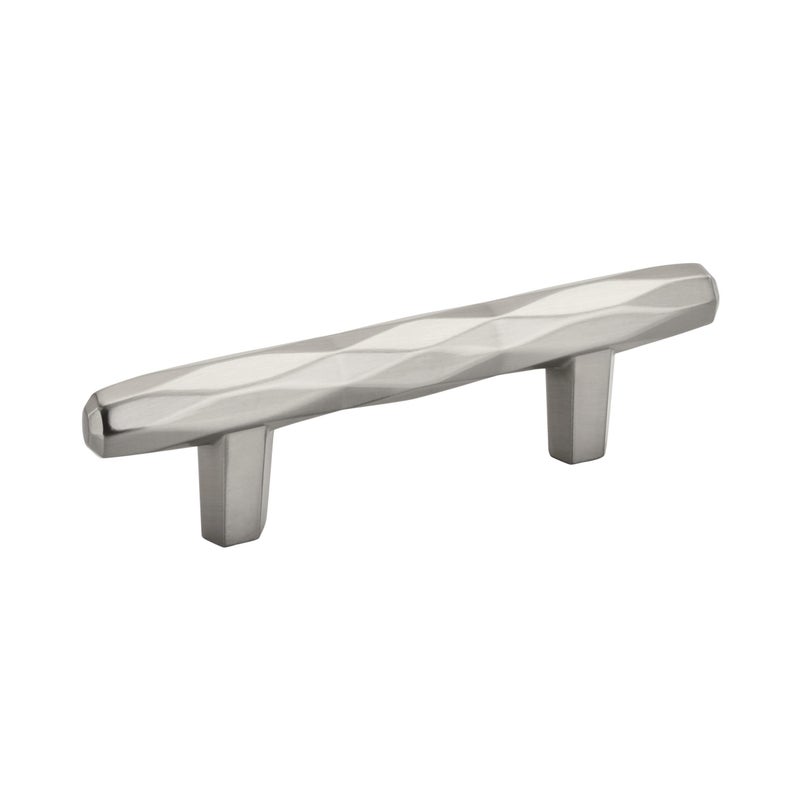 Amerock Cabinet Pull Satin Nickel 3 inch 76 mm Center to Center St Vincent 1 Pack Drawer Pull Drawer Handle Cabinet Hardware