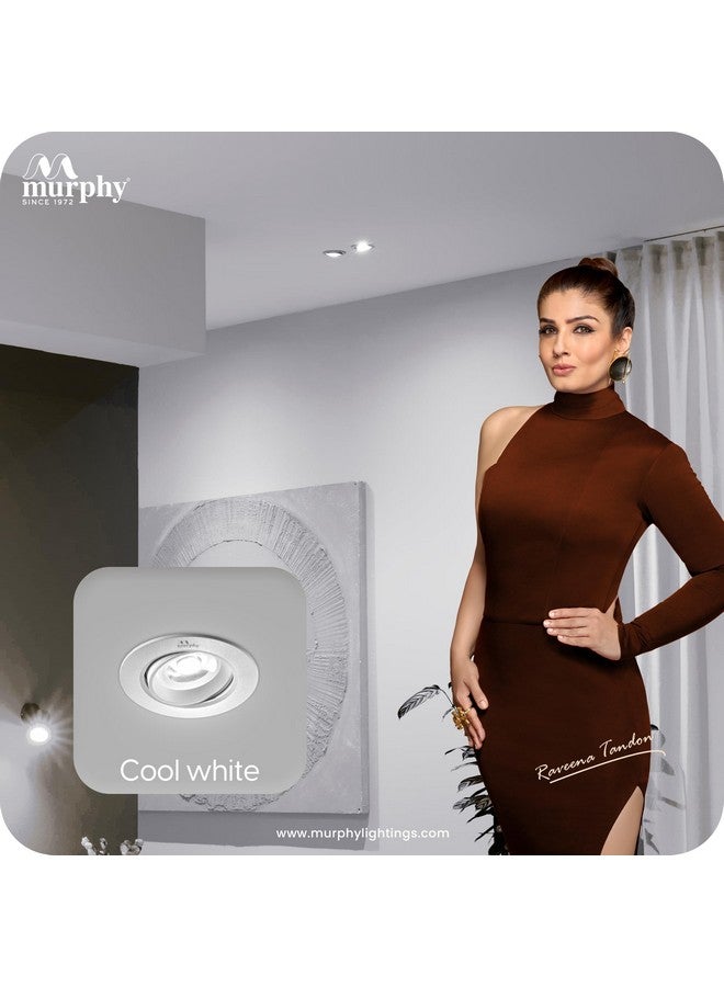 Murphy 7W IRIS LED Spot Round Panel Conceal Box Down Light(Pack of 25, Cool White) - Image 4