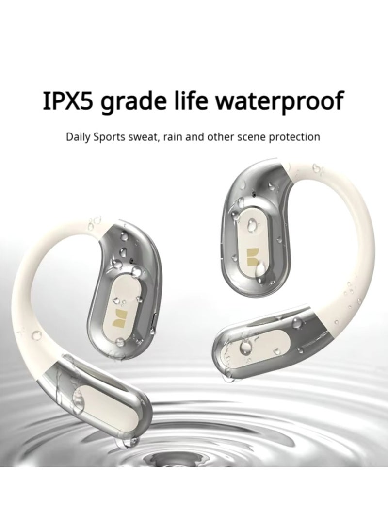 Monster - Open Ear AC330 Open Ear Earphone Bluetooth 5.4 Wireless Earphone IPX5 Waterproof Sport Earphone With Mic Earbuds - Image 1