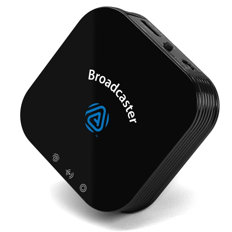 HomeSpot BA210 v2 Auracast Bluetooth Transmitter, LC3, AptX Lossless, AptX HD, Optical & 3.5mm Inputs, Compatible with Galaxy Buds 2 Pro, Buds 3, JY300 JM320, Hearing Aids and Bluetooth Headphones - Image 1