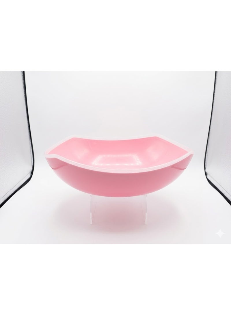 Deep, multi-purpose wave-shaped plastic plate – Code 962