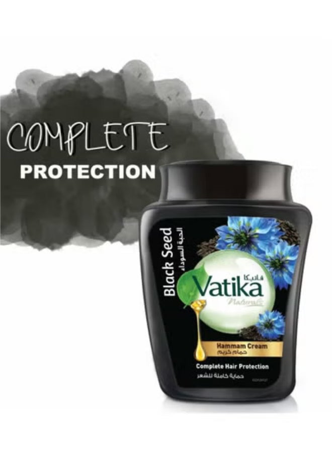 فاتيكا ناتشورالز  كريم حمام بالحبة السوداء لحماية كاملة للشعر 450 جم - Image 2