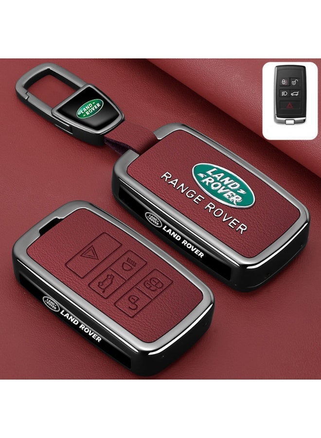 LAND ROVER High end car key protection cover suitable for Range Rover, Evoque, Star Pulse, Discovery 5&4, Sport Defender, metal frame car key shell case - Image 1