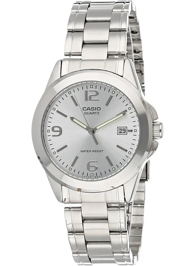 CASIO Casio Men's Watch - MTP-1215A-7ADF Silver Dial, Silver Band