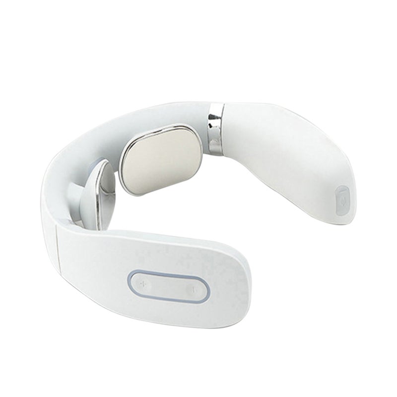Intelligent Neck Massager with Heated Portable Cordless Massager 5 Modes 16 Speeds Electric Massager for Office Home Travel Women Men Dad Mom Gifts - Image 1