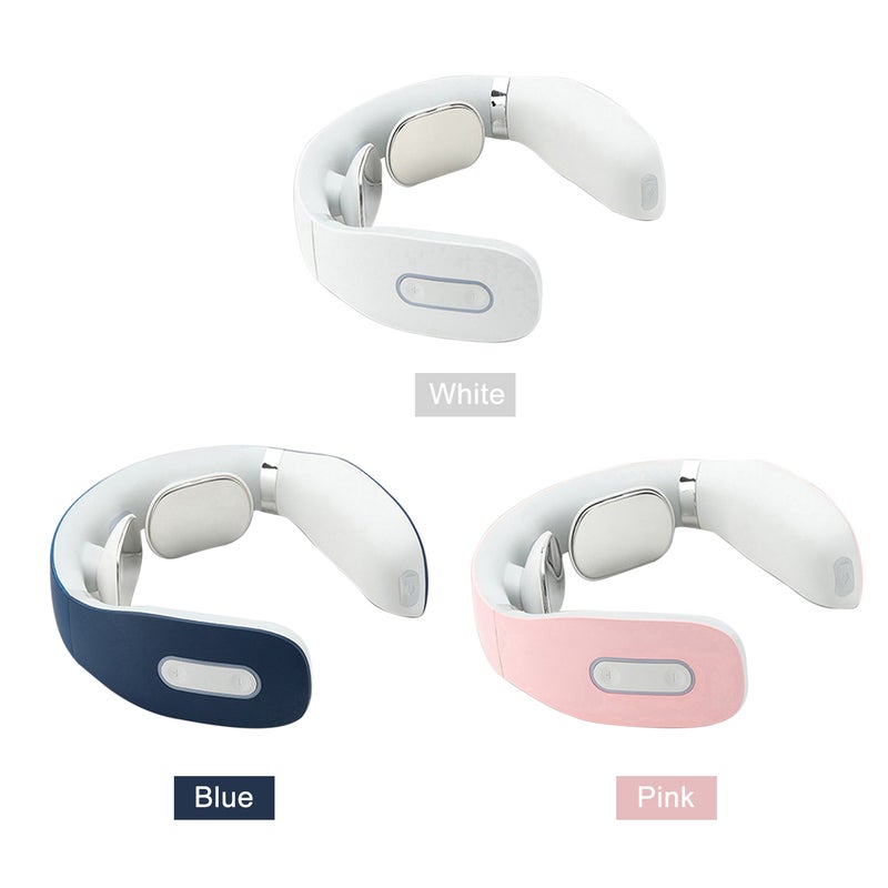 Intelligent Neck Massager with Heated Portable Cordless Massager 5 Modes 16 Speeds Electric Massager for Office Home Travel Women Men Dad Mom Gifts - Image 2