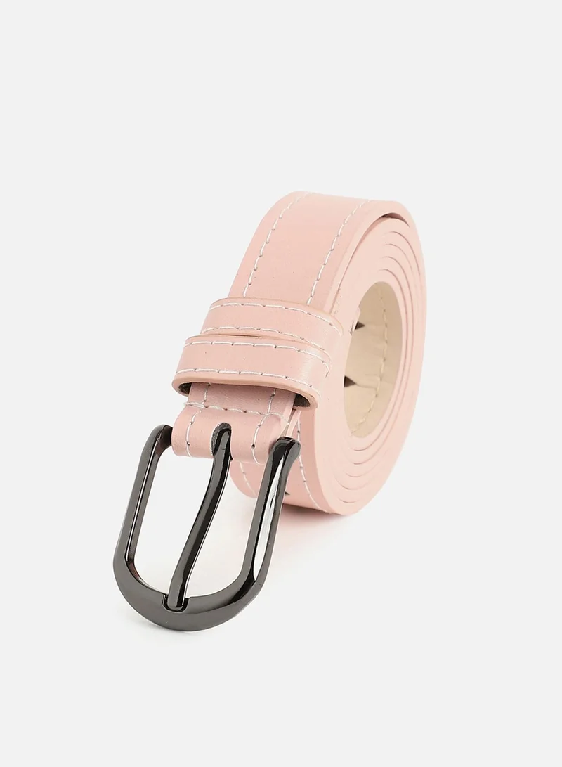 Haute Sauce  Pink Solid Waist Belt for Women | Best Price UAE