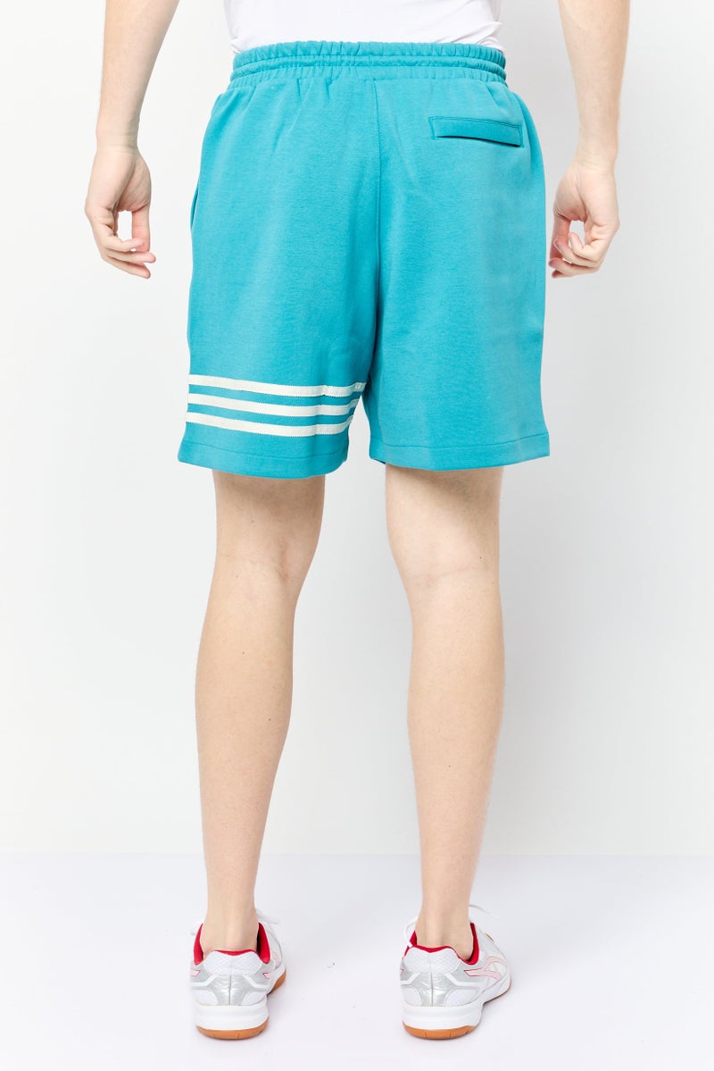 adidas Originals Men Sportswear Fit Drawstring Outdoor Shorts, Teal Blue  - Image 4