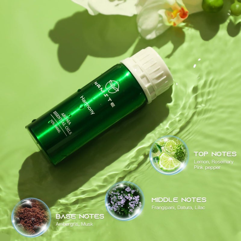 Aroma Essential Oil, 100ml Harmony Collection Scents Diffuser Oil, 100% Pure Natural Essential Oils, Blend of Rosemary, Cloves, Ambergris for Home Aroma Device - Image 2