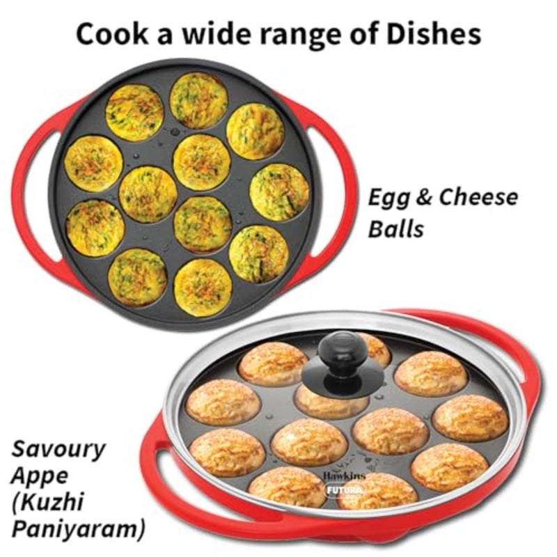 Appe Pan Pressure Die-Cast W/Glass lid 26 cm - Image 5
