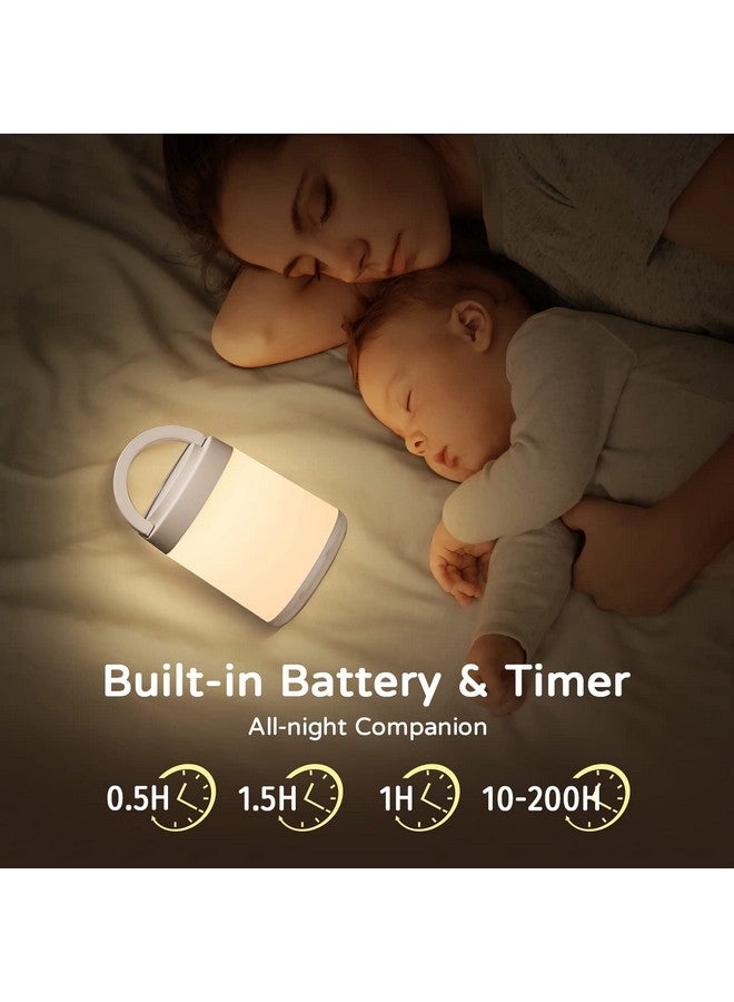 One Fire Baby Night Light Kids Night Light10 Colors Dimmable Night Light For Kids Lamprechargeable Portable Night Light Lampremote+Timer Nursery Lampsmall Touch Lampkids Night Lights For Bedroom - Image 5