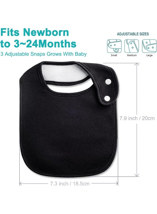 Benoxine Baby Bibs Soft and Absorbent Organic Cotton Bandana Drool Bibs Set for Boys Girls Newborn 0-36 Months - Image 4