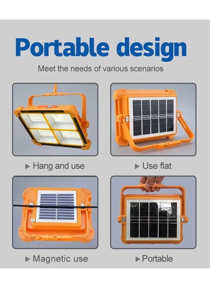 Generic Portable Solar Powered LED Bulb Light with Solar Panel – Rechargeable LED Lamp, Energy-Efficient Outdoor Lighting, Portable Solar Bulb for Emergency, Camping, Hiking, and Outdoor Use  - Image 4