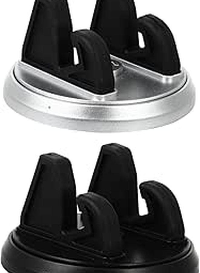 2 Pcs 360 Degree Rotating Car Phone Holder Mount Stand for Dashboard Windshield - Image 1
