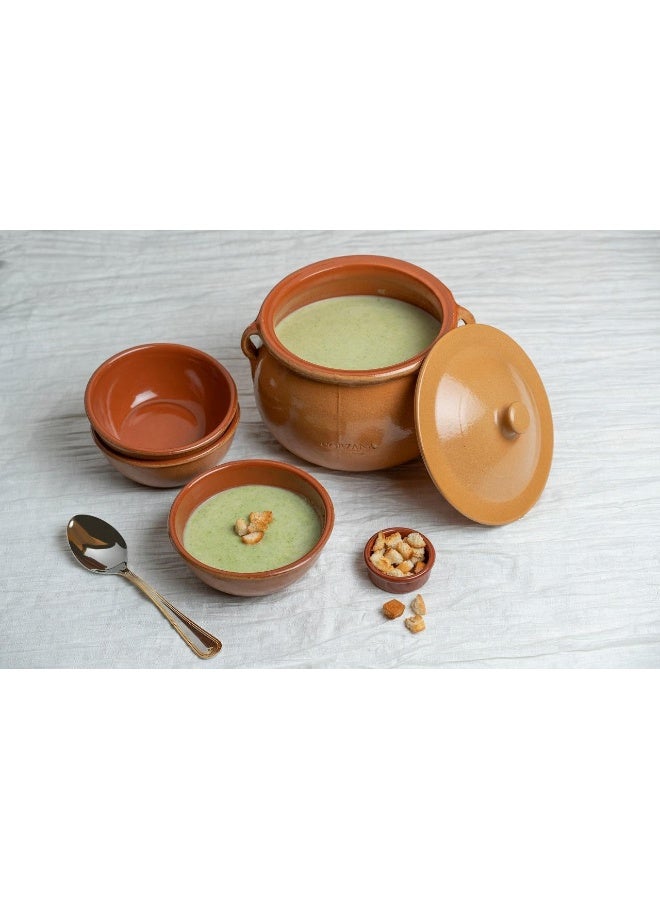 Corzana Terracotta Clay302 Boiler with Lid Nº. 2 - Image 4