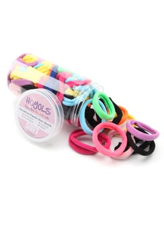HOYOLS HOYOLS Seamless Hair Band Small Hair Ties Ponytail Holder No Crease Damage 4cm (10 Multi Color Set) 