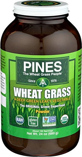 PINES Organic Wheat Grass Powder, 24 Ounce - Image 1