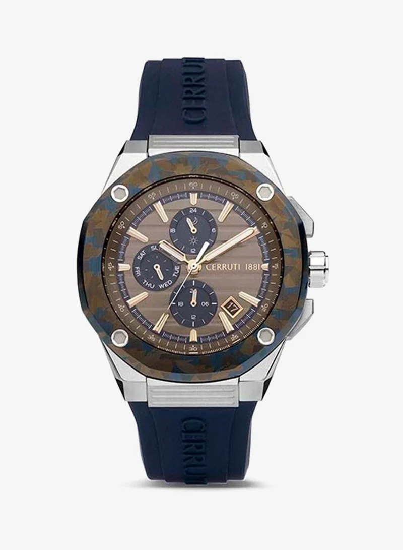 RAZZUOLO Round Analog Wrist Watch CIWGQ2206903 - 54 mm - Blue