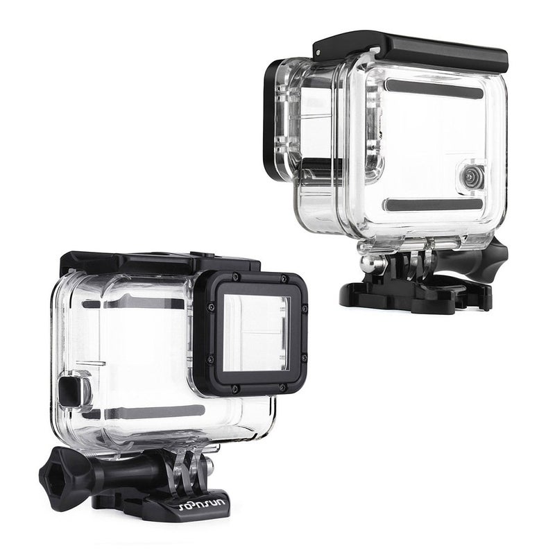 SOONSUN Waterproof Case for GoPro Hero 7/6/5 Black and Hero (2018) â€“ 147ft/45m Underwater Housing Dive Case for Scuba Diving, Snorkeling, Surfing & Deep-Sea Adventures - Image 4