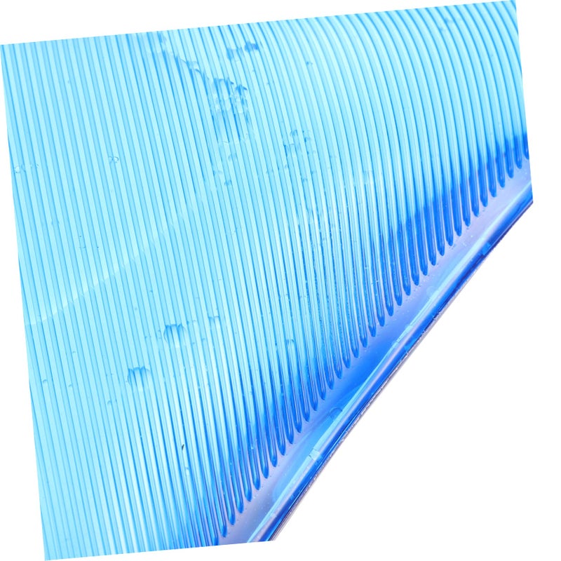 Transparent Blue Hot Water Bottle Portable Hand Warmer for Winter Warmth Therapy and Pain Relief - Image 5