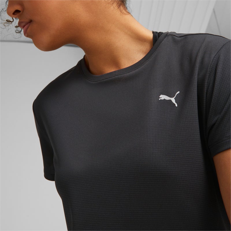 PUMA Favourite Short Sleeve Womens Black Running T-shirt - Image 5