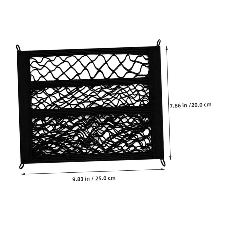 Elastic Front Storage Mesh Bag for Electric Scooter Black - Image 3