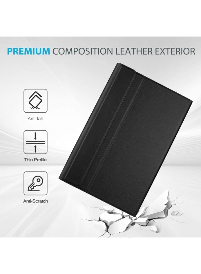 Muzz حافظة لوحة مفاتيح تعمل باللمس لجهاز مي ريدمي باد 2 بحجم 11 بوصة 2025، لوحة مفاتيح مع لوحة تتبع لاسلكية مع غطاء واقي نحيف وحامل لجهاز ريدمي باد 2 بحجم 11 بوصة 2025 - Image 5