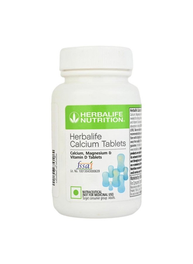 HERBALIFE أقراص الكالسيوم من هيربالايف مع فيتامين د والمغنيسيوم - 60 قرص للبالغين | مكمل يومي لصحة العظام - Image 1