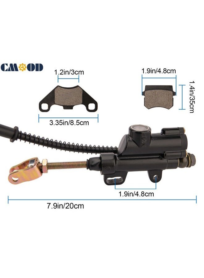 CMOOD Rear Brake Master Cylinder Caliper For 50cc 70cc 90cc 110cc 125cc Chinese ATV Taotao Quad Coolster 3050HD Four Wheeler - Image 3