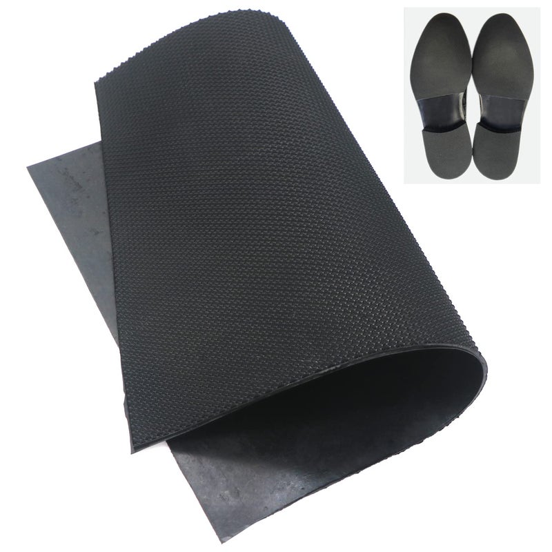 DUTWROY Resistant Sole Sheet 2.2MM Heel Repair Pad Rubber Sole Pad Black Shoes Bottom Repairing Material for Women Men Shoes - Image 1