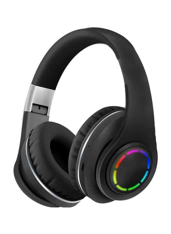 Wireless Headphone TUNE LED-2 - Bluetooth - RGB LED - Pure Bass Sound - Noise Cancelling-BLACK