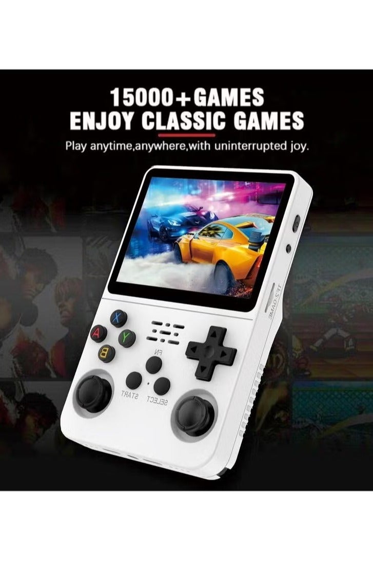 Retro Handheld Gaming Console with 32+64G Cards,R36s Portable Retro Game Console Supports 12+ Emulators 15000+ Game, 3.5-Inch IPS Screen (Black 64G) - Image 1