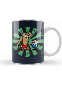 Baskı Dükkanı Print Shop Magilla Gorilla And Mr Peebles Retro Japanese Mug Porcelain 