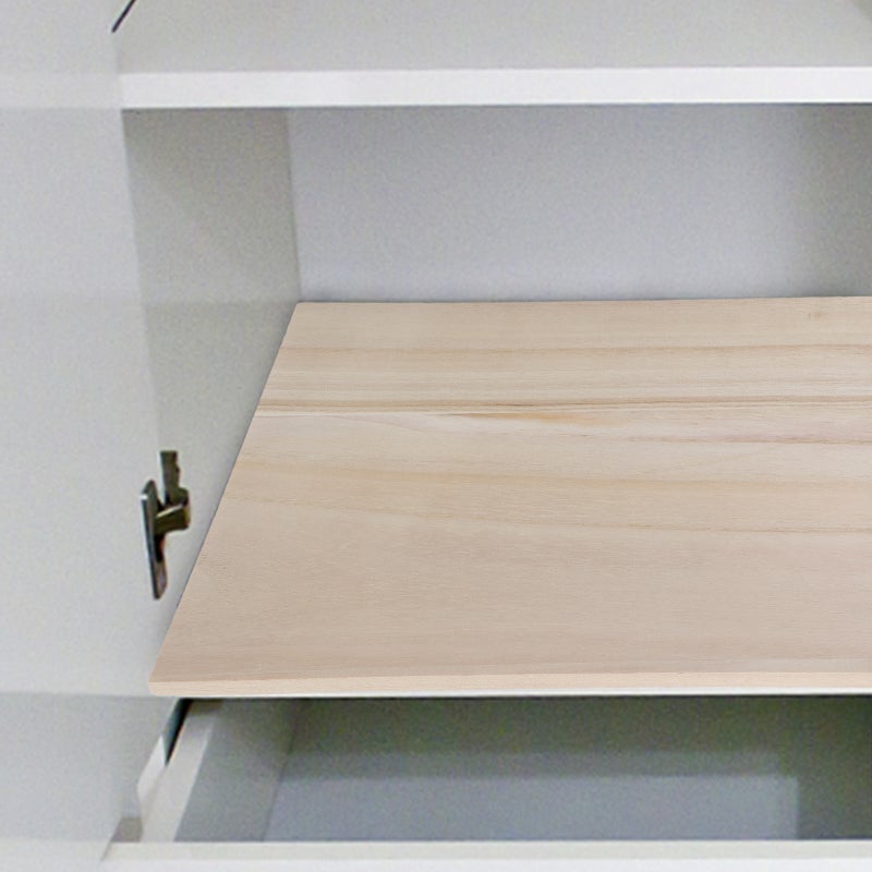 2pcs Wood Dividing Board Wall Mounted Rustic Shelf Wood Shelf for Bedroom Living Room - Image 3