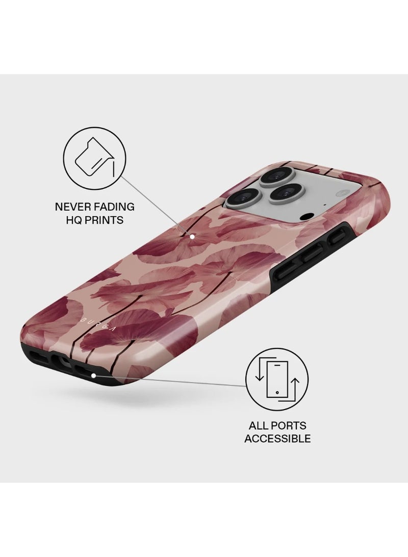 بورجا جراب برجا آيفون  برو تندر كيس فاخر متوافق مع طبقة مزدوجة هجينة صلبة + سيليكون للحماية - مقاوم للخدش والصدمات - Image 3