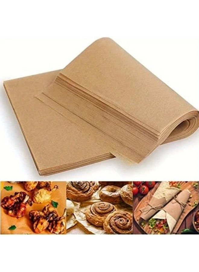 Non Stick Baking Grill Paper Sheets 50 Pack 15 7x11 8 Inches Oven Air Fryer Safe - Image 3