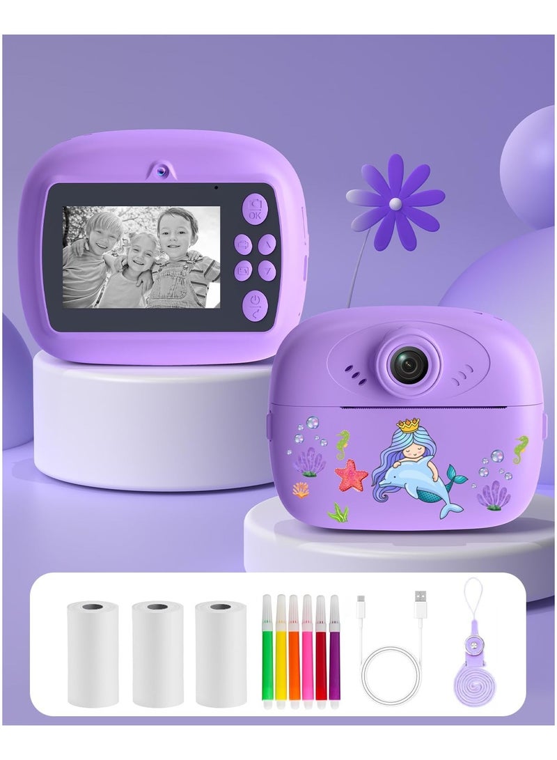 AROAQ Kids Camera Instant Print, Camera for Kids with Printing Photo Paper Toys for Kids Aged 3-14 Toddler Digital Camera - Image 1